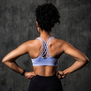 React Backless Sports Bra